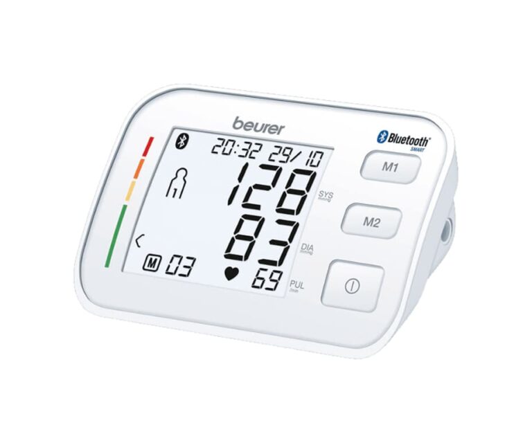 Alternative view of Beurer BM 57 BT bovenarm bloeddrukmeter met smartphone verbinding