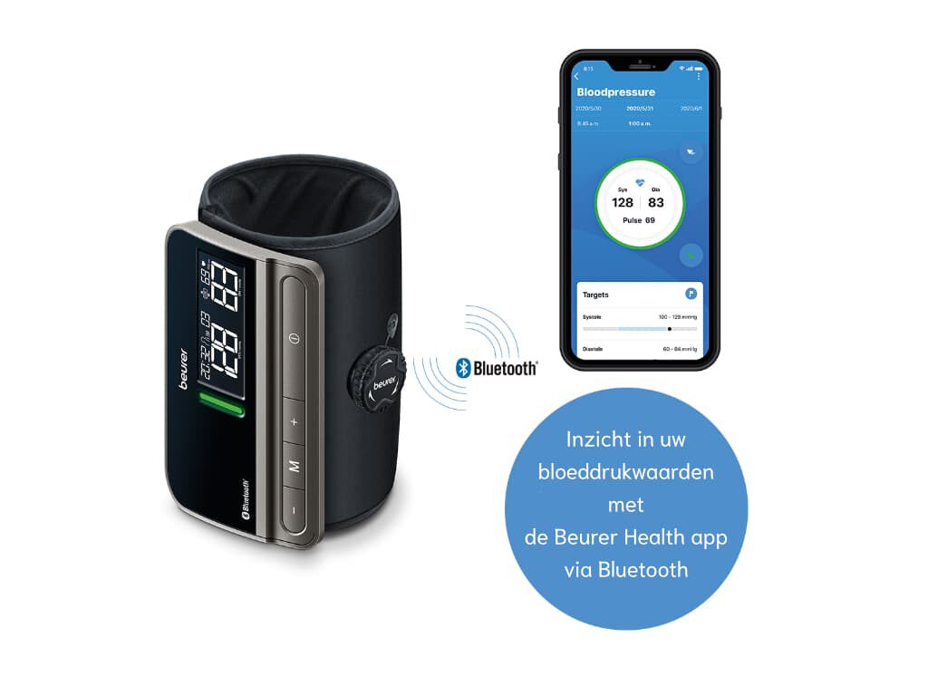 Beurer BM 81 easyLock bovenarm bloeddrukmeter met smartphone verbinding - Afbeelding 4