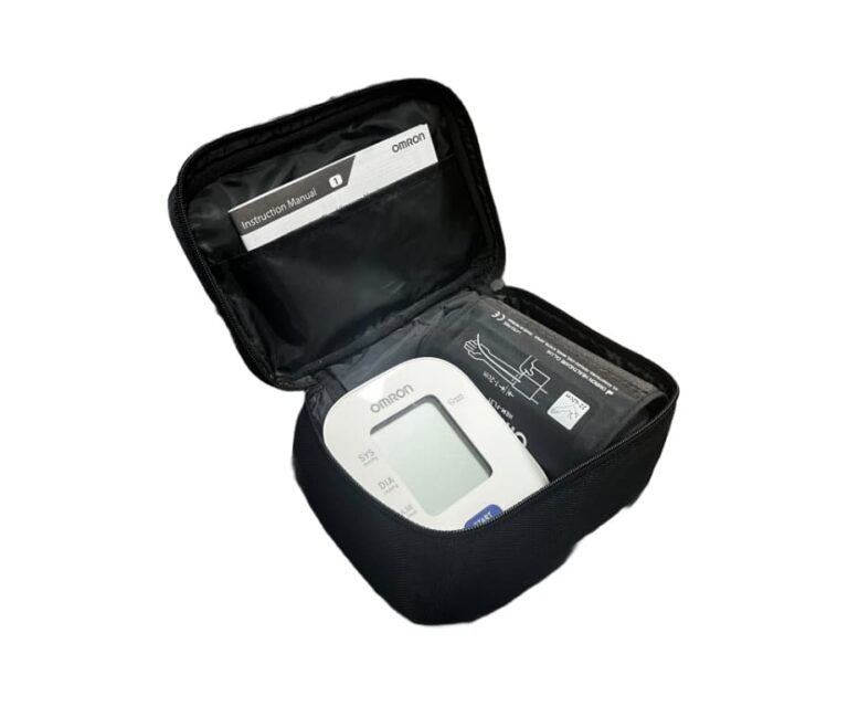 Alternative view of AerieCura luxe opberghoes voor Omron M3 Comfort / Omron X3 Comfort bovenarm bloeddrukmeters