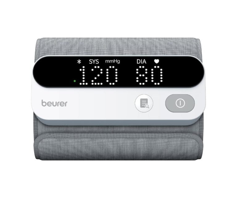 Alternative view of Beurer BM 59 BT bovenarm bloeddrukmeter met smartphone verbinding