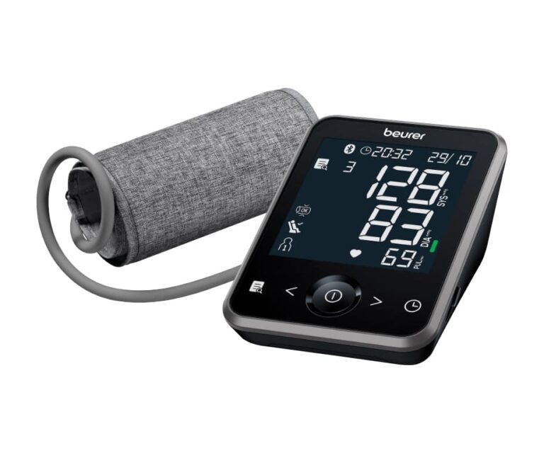 Beurer BM 64 bovenarm bloeddrukmeter met boezemfibrilleren (AFib) detectie en smartphone verbinding