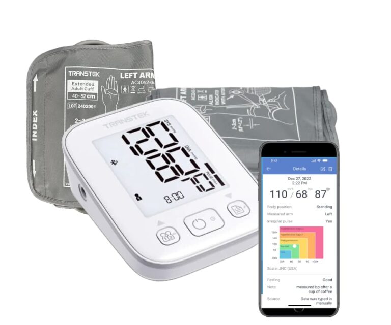 Transtek TMB-2084 bovenarm bloeddrukmeter met large / extra-large manchet (40 - 52 cm)