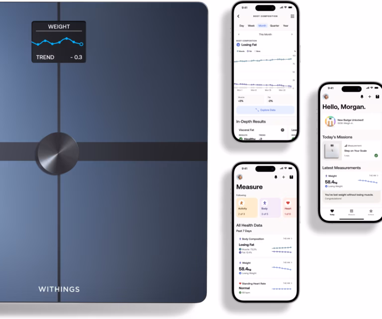 Alternative view of Withings Body Smart Zwart