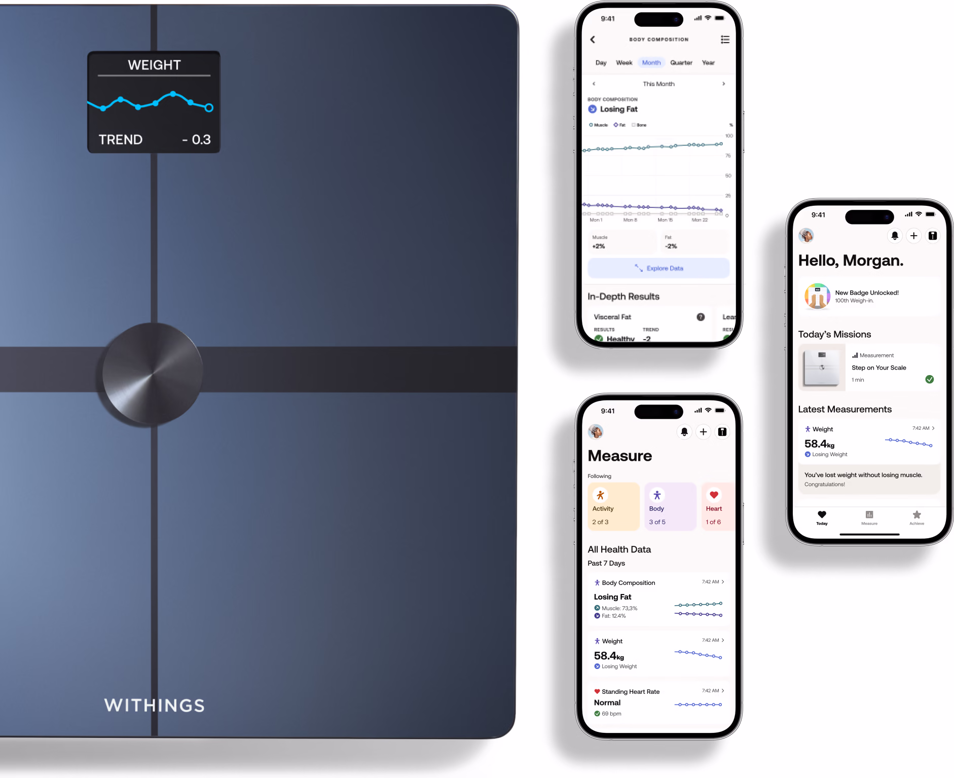 Withings Body Smart Zwart - Afbeelding 2