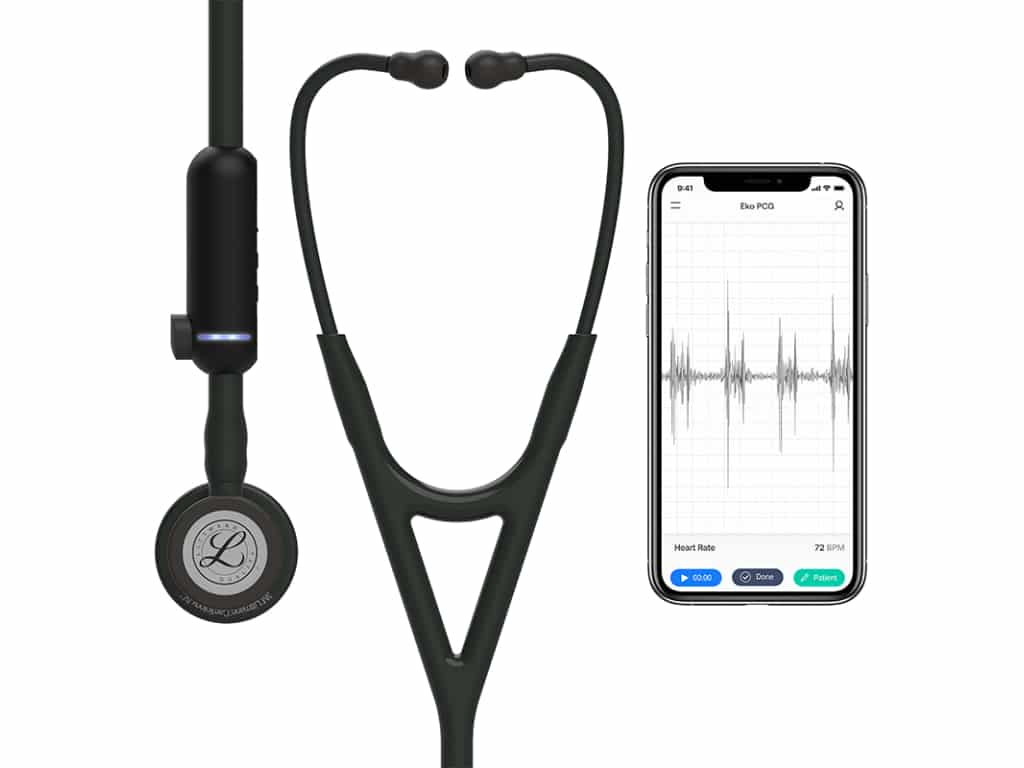 Littmann CORE Digital Stethoscoop 8490 Borststuk Zwart