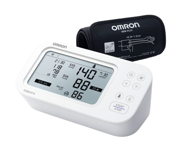 Omron M6 Comfort AFib bovenarm bloeddrukmeter (nieuwste model)
