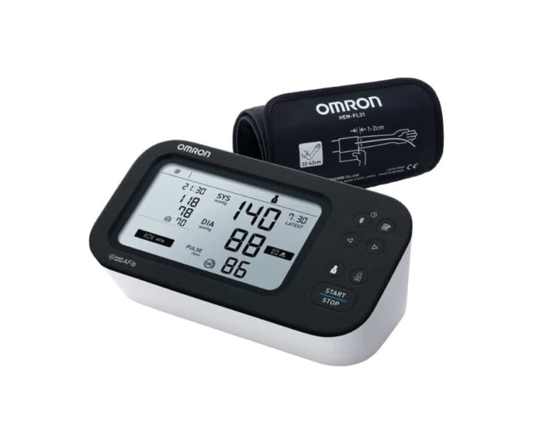 Omron M7 Intelli IT AFib bovenarm bloeddrukmeter met voorgevormd manchet