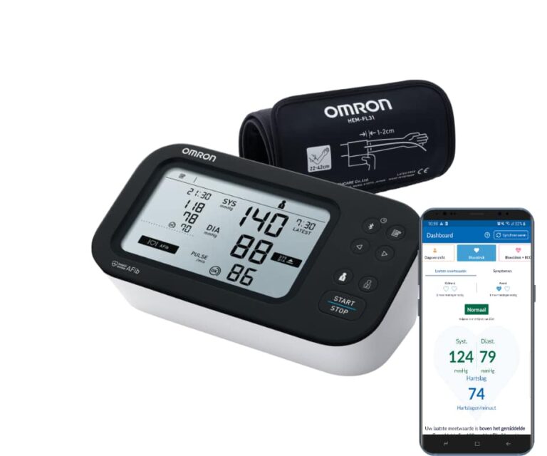 Omron M7 Intelli IT AFib bovenarm bloeddrukmeter (nieuwste model)