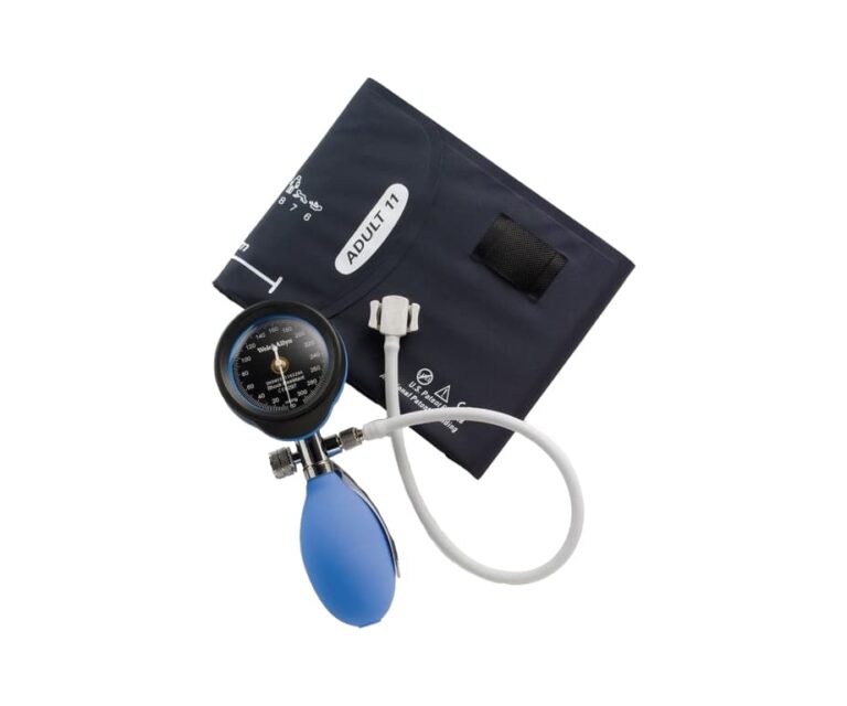 Welch Allyn DuraShock DS55 FlexiPort professionele handmatige bloeddrukmeter (blauw)