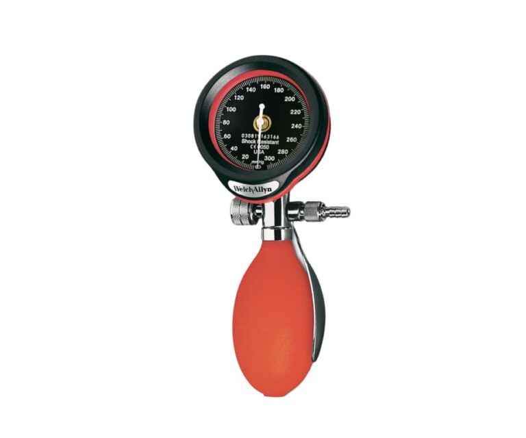 Alternative view of Welch Allyn DuraShock DS55 FlexiPort professionele handmatige bloeddrukmeter (rood)