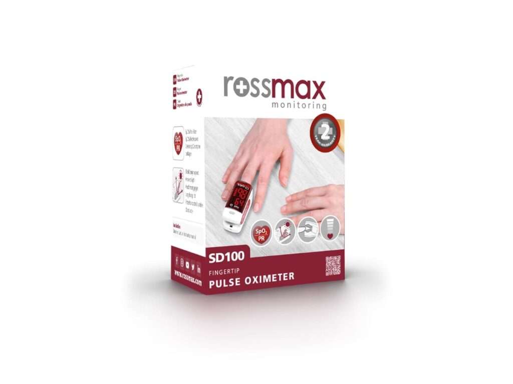 Rossmax SD100 vinger pulsoximeter - Afbeelding 3