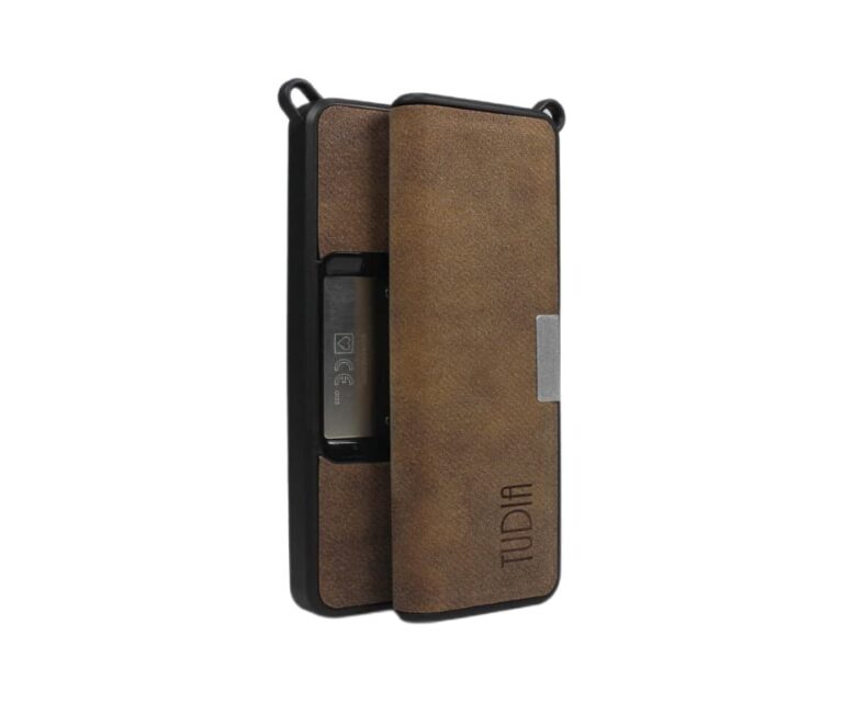 TUDIA beschermhoes voor KardiaMobile 6L ECG (bruin)