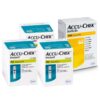 Accu-Chek Instant teststrips (50 stuks) – actiepakket 3× 50 stuks + Accu-Chek Softclix lancetten (200 stuks)