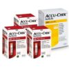 Accu-Chek Performa teststrips (50 stuks) – actiepakket 3x 50 stuk + Accu-Chek Softclix lancetten (200 stuks)
