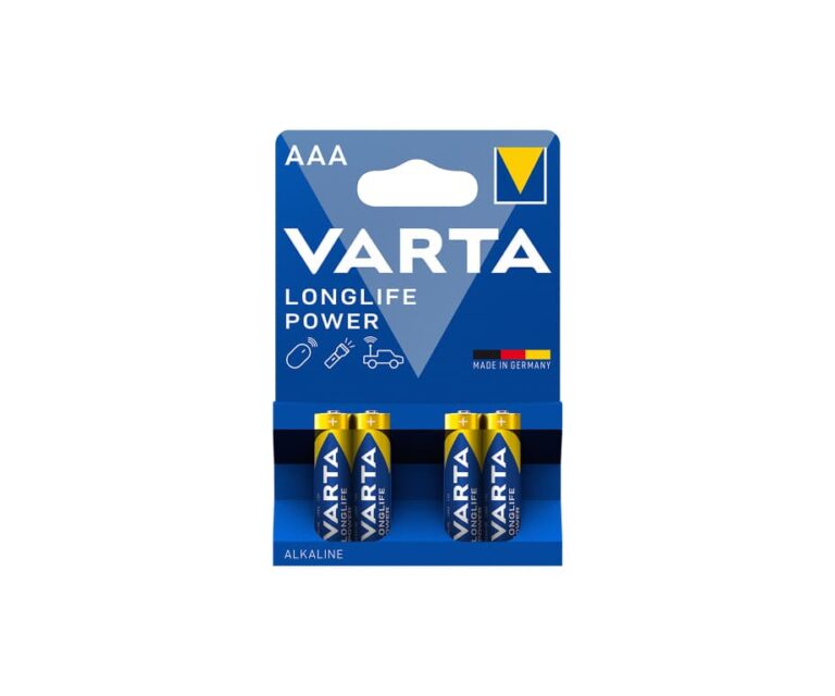 Varta Longlife power AAA batterijen (4 stuks)