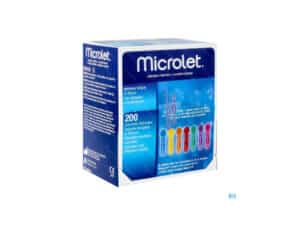 Ascensia (Bayer) Microlet gekleurde lancetten (200 stuks)