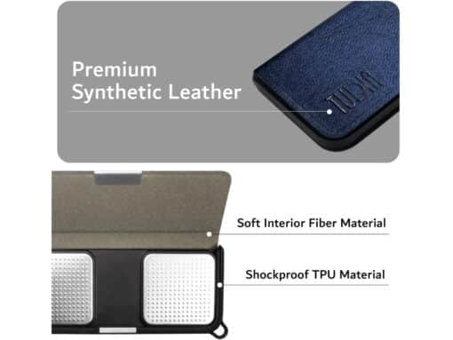 TUDIA beschermhoes voor KardiaMobile 1L ECG (donkerblauw) - Afbeelding 2