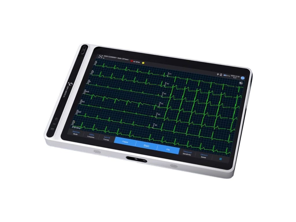 Lepu 12-kanaals draagbare ECG tablet