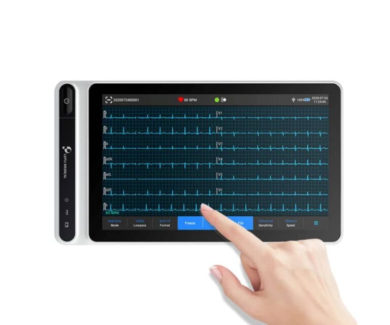 Alternative view of Lepu 12-kanaals draagbare ECG tablet