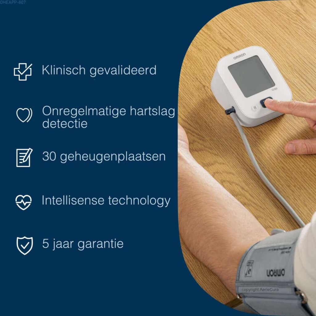Omron M2 Essential bovenarm bloeddrukmeter voordelen