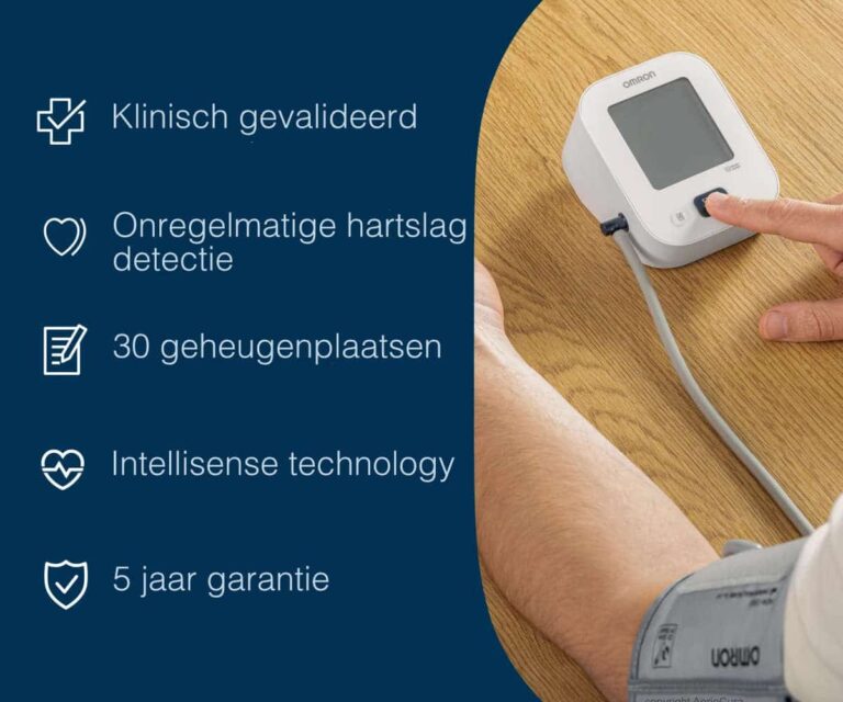 Omron M2 Essential bovenarm bloeddrukmeter voordelen