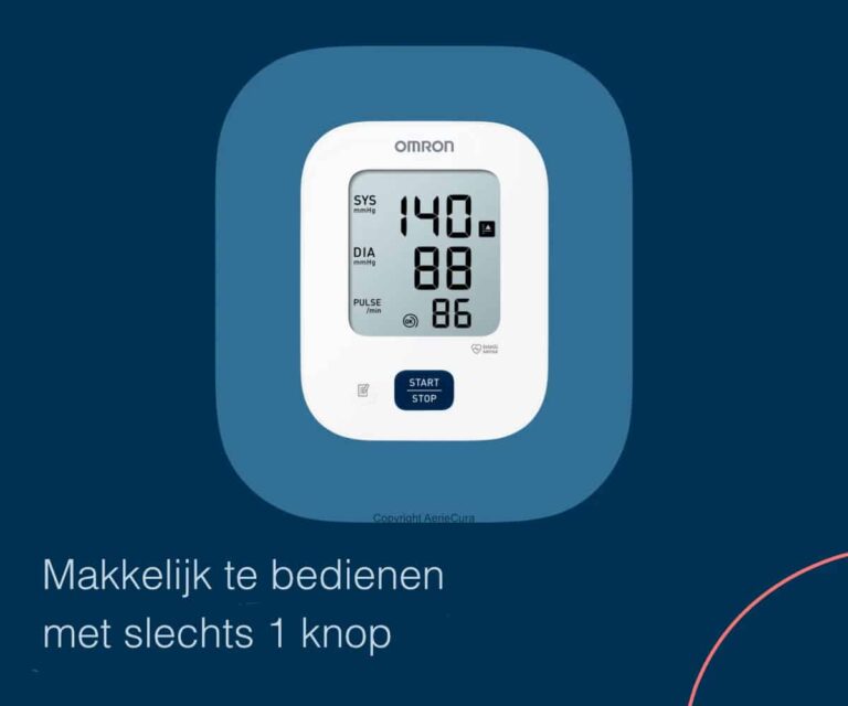 Omron M2 Essential bovenarm bloeddrukmeter voordeel scherm