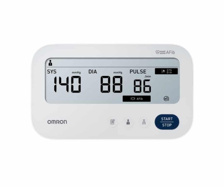 Alternative view of Omron M3 Comfort AFib bloeddrukmeter met atriumfibrillatie detectie bij elke meting en voorgevormd medium/large manchet (22-42 cm) – nieuwste model (2026)
