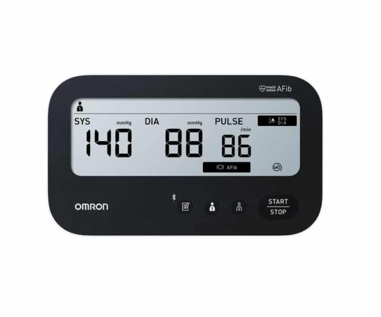 Alternative view of Omron M4 Connect AFib bloeddrukmeter met voorgevormd medium/large manchet (22-42 cm) – nieuwste model (2026)