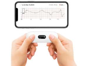 Lepu Checkme DuoEK S ER2 draagbare 1-kanaal ECG-monitor met OLED-scherm