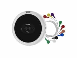 Wellue 12-kanaals Lepod Pro Holtermonitor – Draagbare ECG-recorder tot 24 uur opname