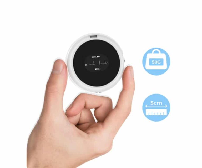 Alternative view of Wellue 12-kanaals Lepod Pro Holtermonitor – Draagbare ECG-recorder tot 24 uur opname