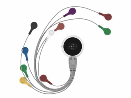 Wellue 12-kanaals Lepod Pro Holtermonitor – Draagbare ECG-recorder tot 24 uur opname - Afbeelding 3