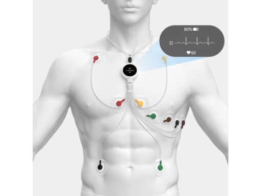 Wellue 12-kanaals Lepod Pro Holtermonitor – Draagbare ECG-recorder tot 24 uur opname - Afbeelding 4