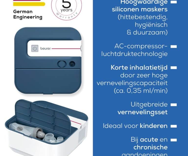 Beurer IH 28 Pro vernevelaar met technische gegevens