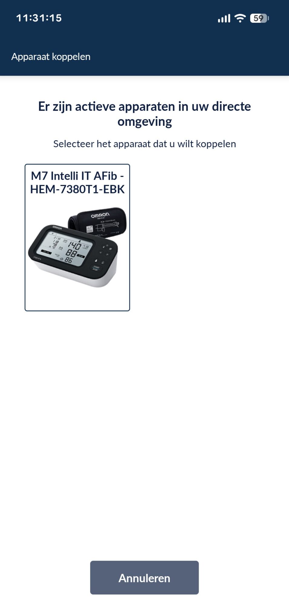 omron connect2 koppelen7