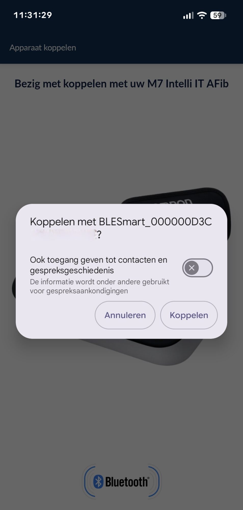 omron connect2 koppelen8b