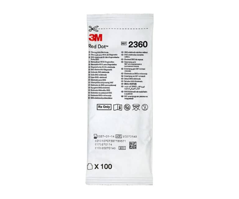 3M Red Dot 2360 ECG zelfklevende gel elektroden (100 stuks)
