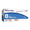embecta Micro-fine insulinespuit 0,5 ml + naald 0,30 x 8 mm U100 324825