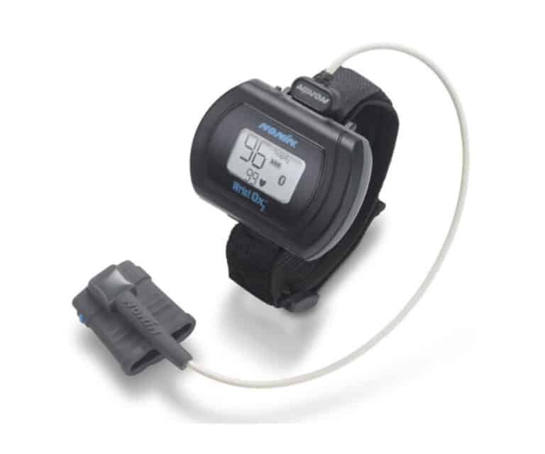 Nonin WristOx2 3150 BLE Pulsoximeter met smartphone verbinding