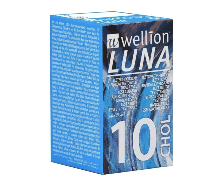 Wellion Luna cholesterol teststrips (10 stuks)