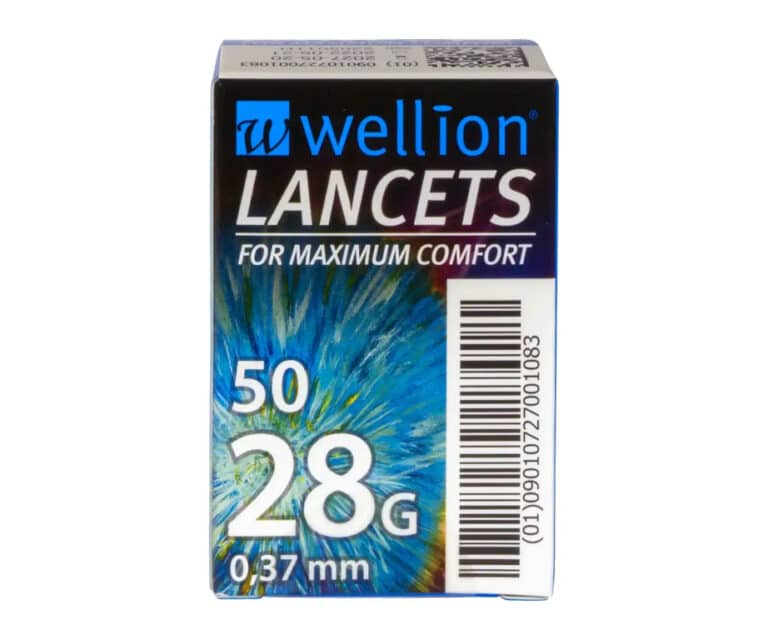 Wellion lancetten 28g (50 stuks)