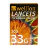Wellion lancetten 33g (200 stuks)