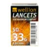 Wellion lancetten 33g (50 stuks)