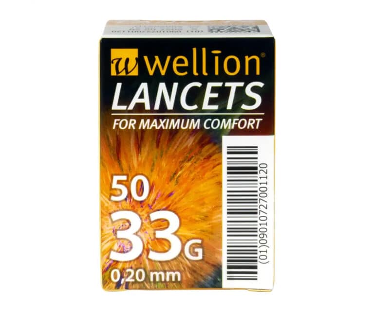Wellion lancetten 33g (50 stuks)