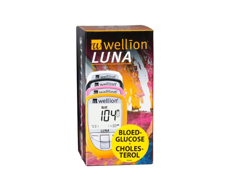 Wellion Luna Trio 3-in-1 mmol/l zwart glucosemeter, meet glucose, cholesterol en urinezuur (inclusief 10 glucose strips + 10 lancetten) - Afbeelding 2