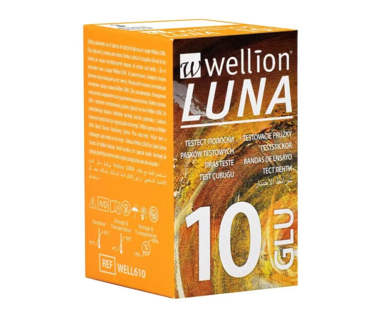 Wellion Luna glucose teststrips (10 stuks)