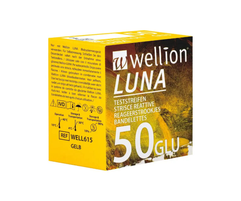 Wellion Luna glucose teststrips (50 stuks)