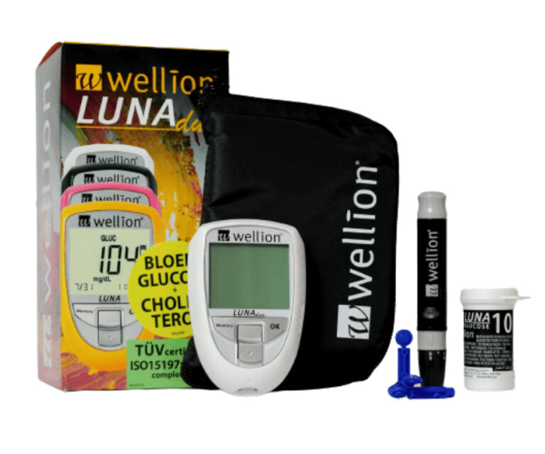 Wellion Luna Trio 3-in-1 mmol/l wit glucosemeter, meet glucose, cholesterol en urinezuur (inclusief 10 glucose strips + 10 lancetten) 5 Wellion Luna Trio 3-in-1 mmol/l wit glucosemeter, meet glucose, cholesterol en urinezuur (inclusief 10 glucose strips + 10 lancetten) - Afbeelding 3