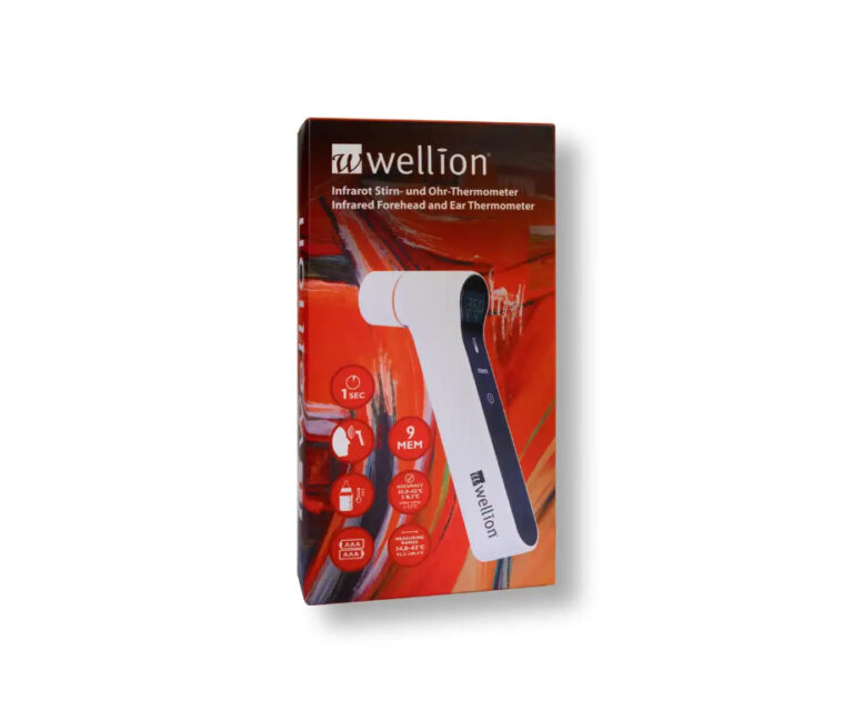 Wellion infrarood voorhoofd-, oor-, en oppervlakte thermometer - Afbeelding 3