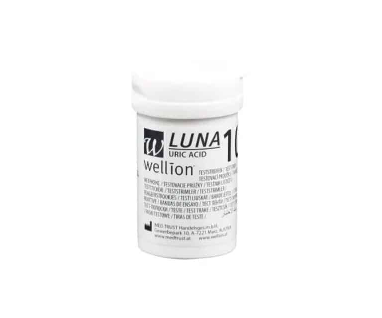Wellion Luna urinezuur teststrips (10 stuks) - Afbeelding 3